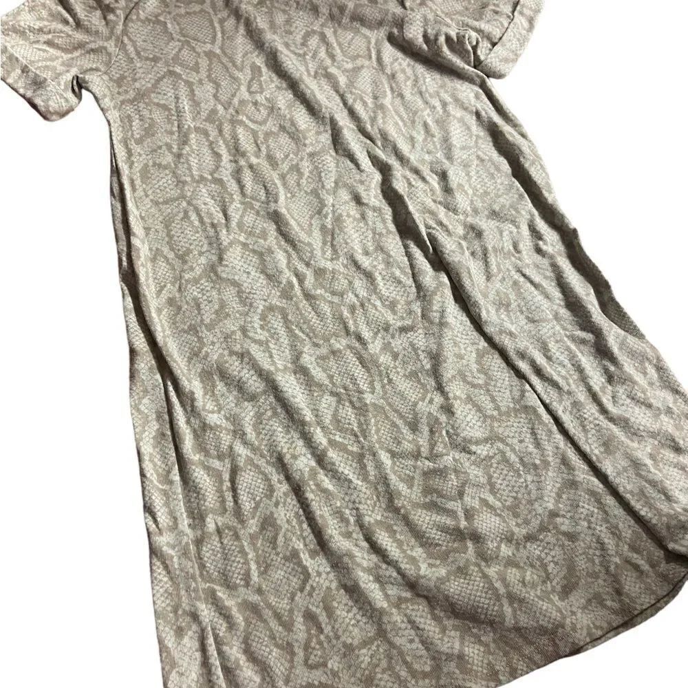 First Love size small snake skin print knit dress excellent condition
